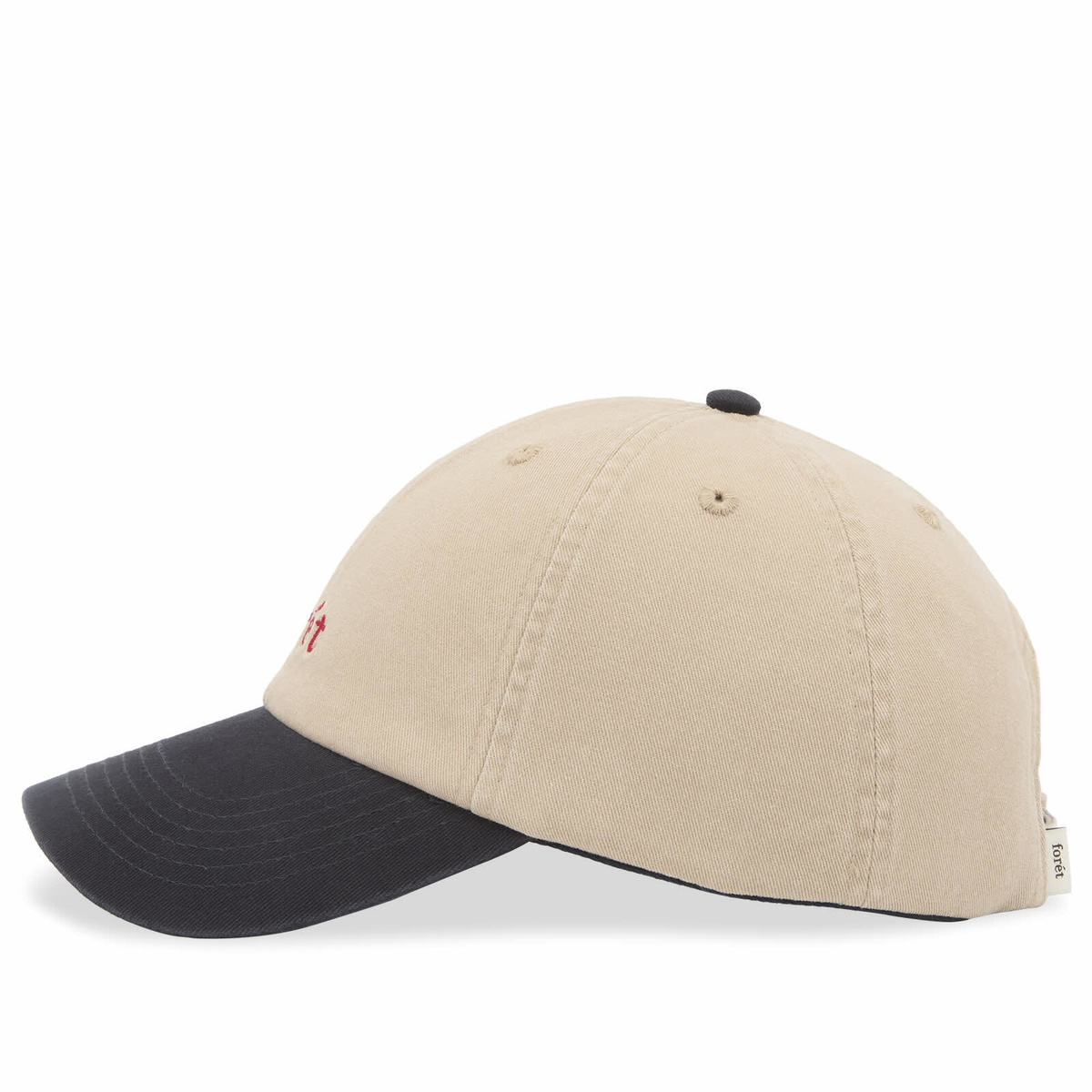 Foret Men's Hawk Washed 2-Tone Cap in Khaki/Navy 