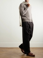 Canali - Slim-Fit Wool Half-Zip Sweater - Neutrals