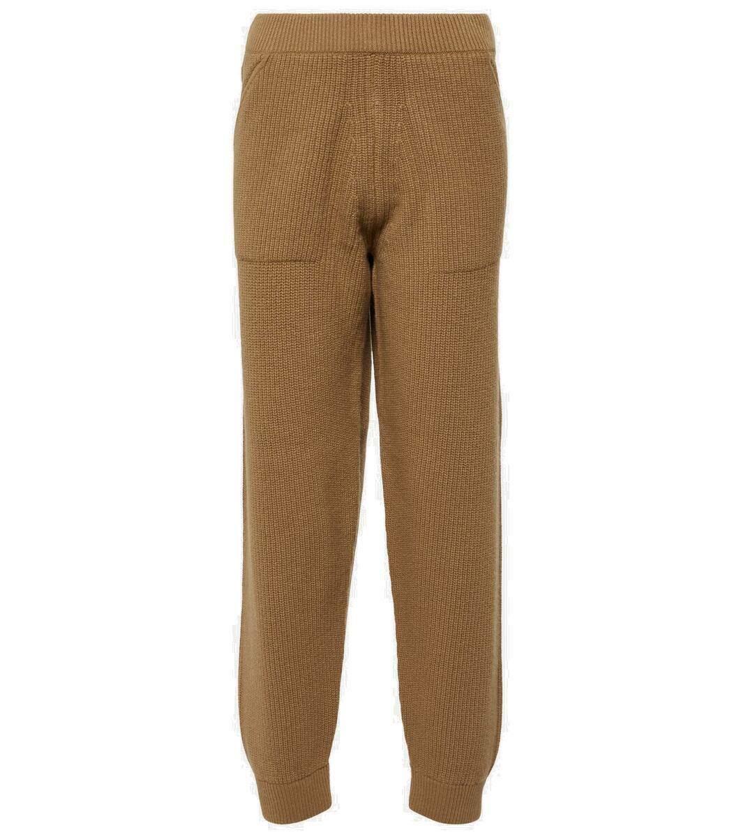 Moncler Women Graphite Wool Blend Pant