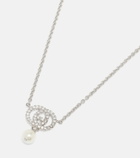 Gucci Interlocking G embellished pendant necklace