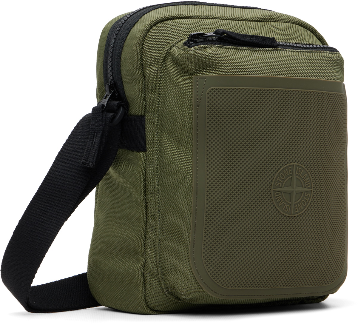 Stone Island Khaki 9200029 Nylon Panama Accessories Bag