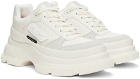 both White Gao Eva Velcro Patch Sneakers