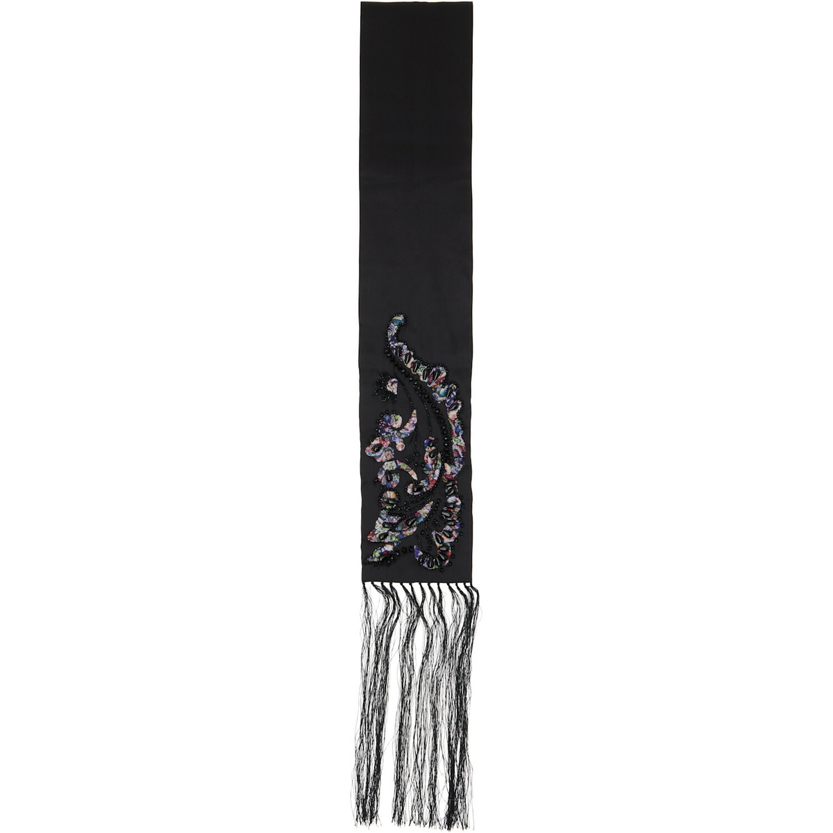 Dries Van Noten Black Fania Scarf