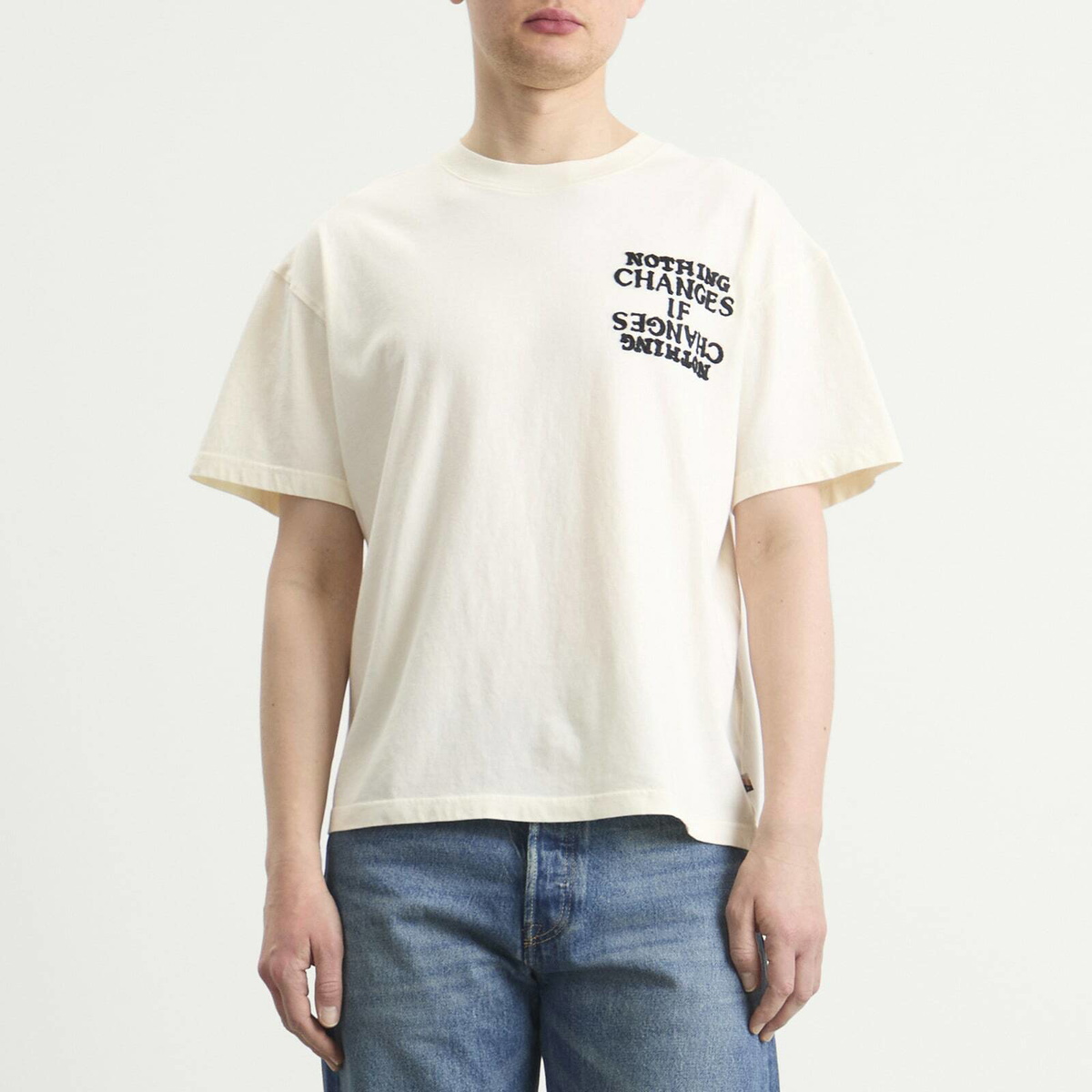 Honor the Gift Men's Nothing Changes T-Shirt in White
