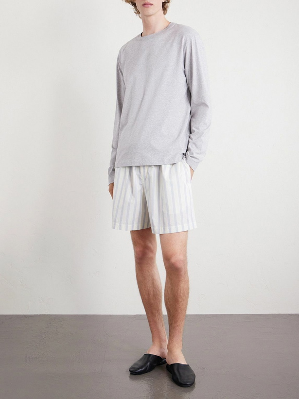 Photo: TEKLA - Organic Cotton-Jersey T-Shirt - Gray