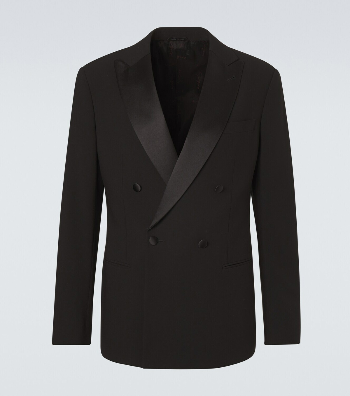 Giorgio Armani Virgin wool tuxedo blazer
