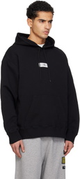 MM6 Maison Margiela Black Logo Patch Hoodie