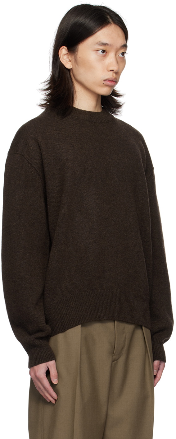 LE17SEPTEMBRE Brown Crewneck Sweater