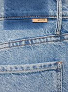 MOTHER The Hustler Roller Fray Denim Wide Jeans