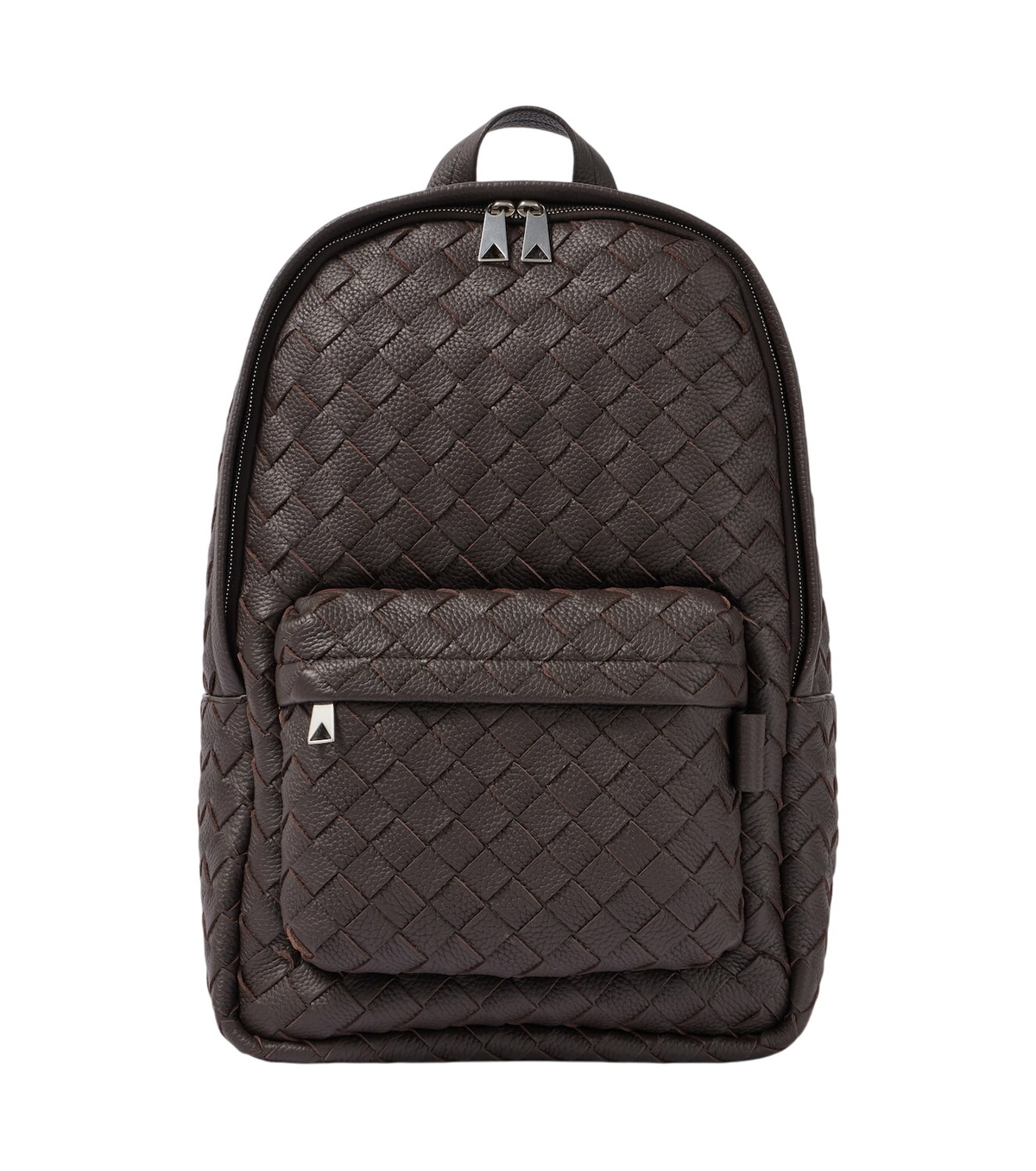 Bottega Veneta - Marco Polo Textured-Leather Backpack - Black