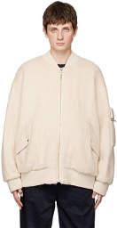 Undercover Off-White Insulated Bomber Jacket