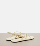 The Row Malick Strap leather sandals