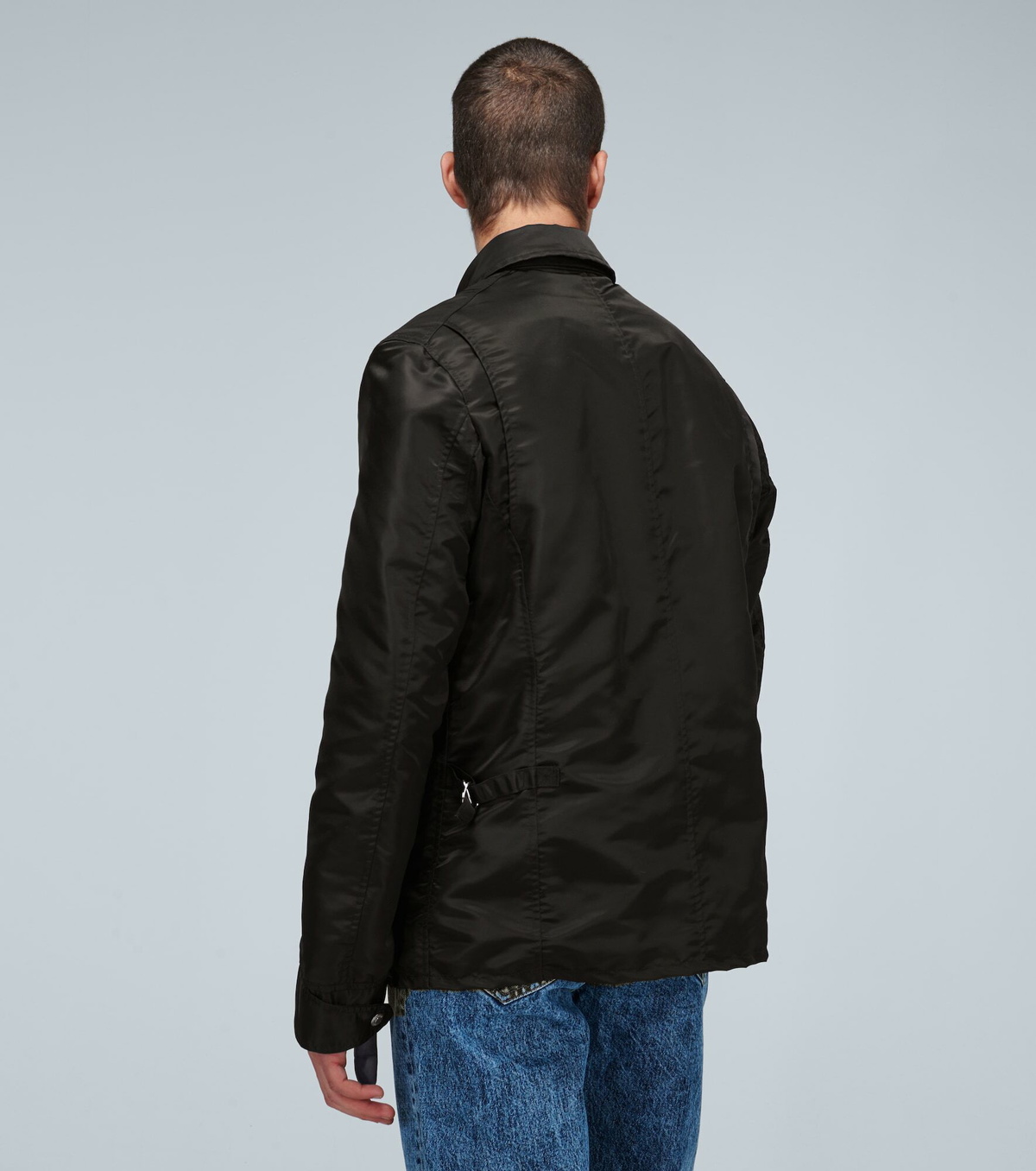 Junya Watanabe - Junya Watanabe MAN x Schott nylon jacket Junya