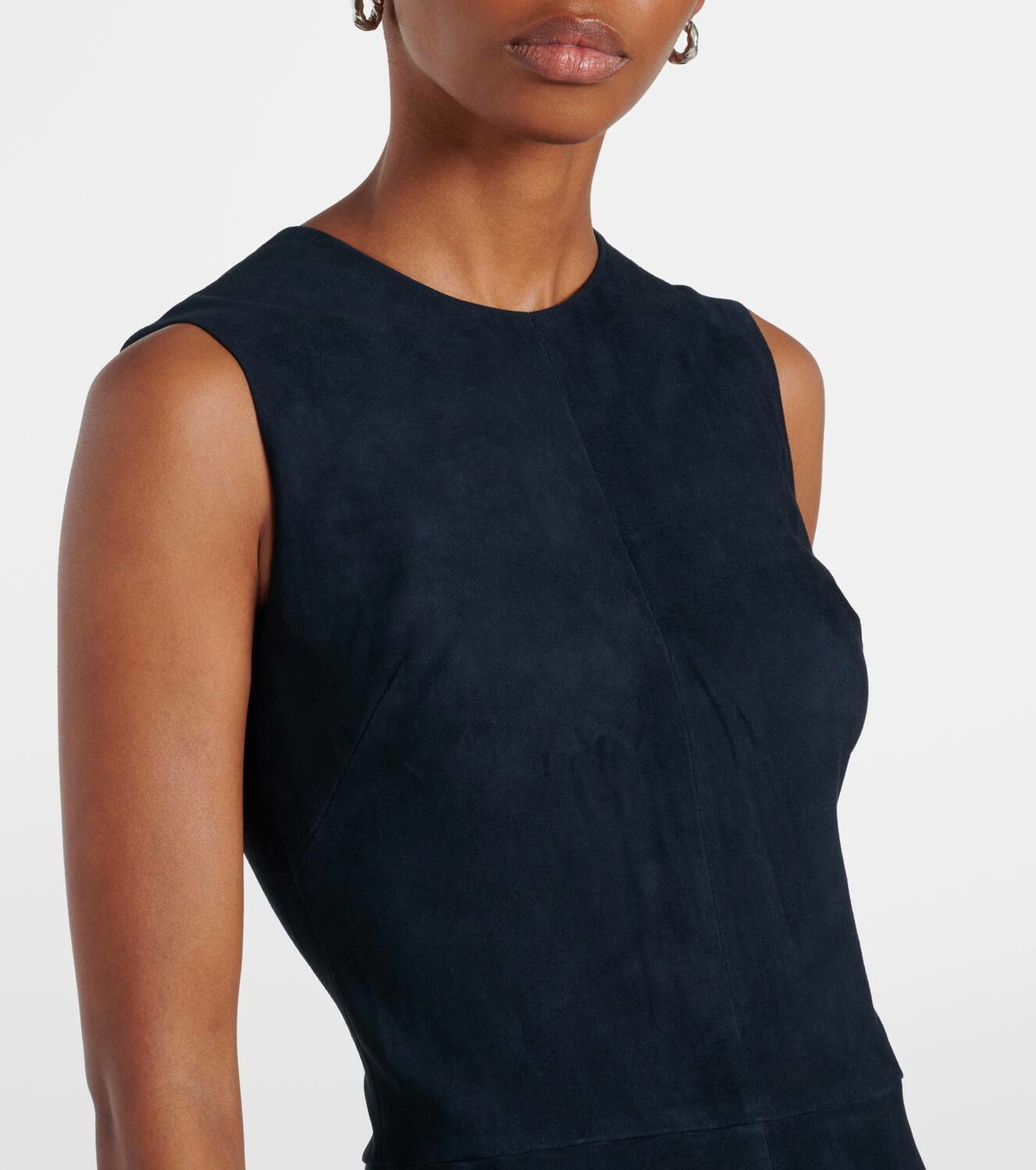Stouls Eva suede midi dress