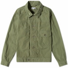 Engineered Garments Men's Trucker Jacket in Olive