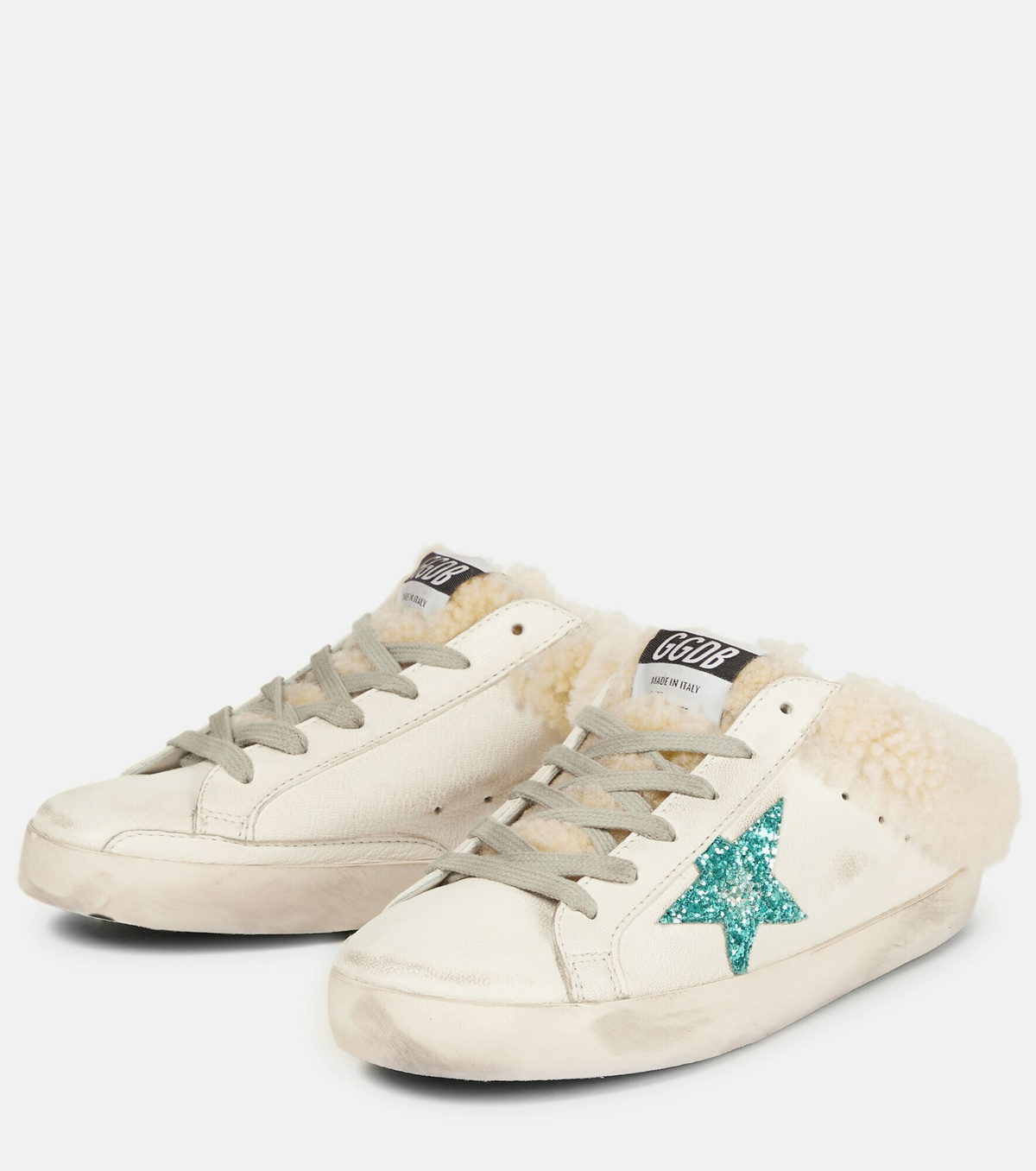 Golden Goose - Super-Star shearling-lined mules Golden Goose Deluxe Brand