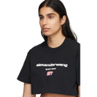 Alexander Wang Black Logo Crop Top