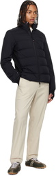 Moncler Grenoble Black Araripe Mid-Layer Down Jacket