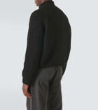 Our Legacy Cropped wool zip-up sweater