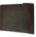 Berluti - Handle Leather Pouch - Brown