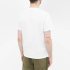 Foret Men's Resin Logo T-Shirt in White/Brown