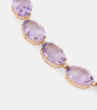 Ileana Makri 18kt and 14kt gold necklace with amethysts