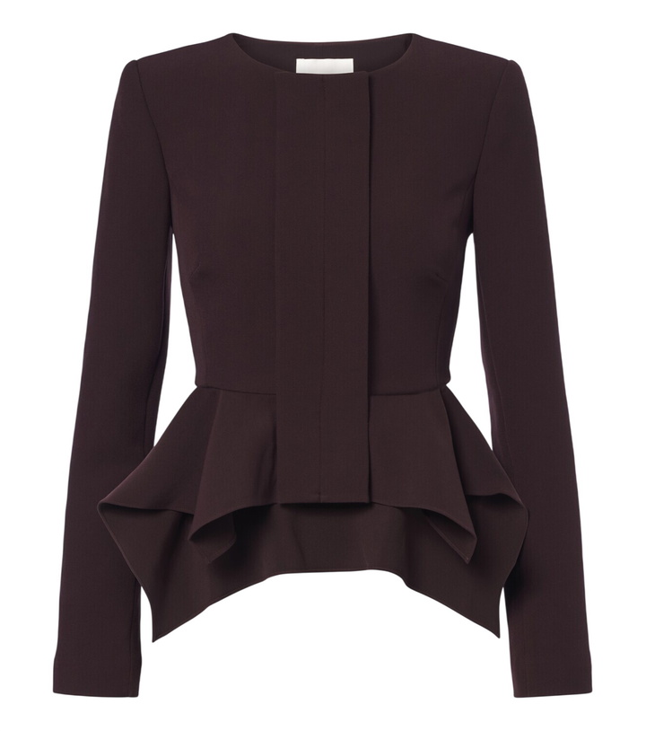 Photo: Roland Mouret Peplum crêpe jacket