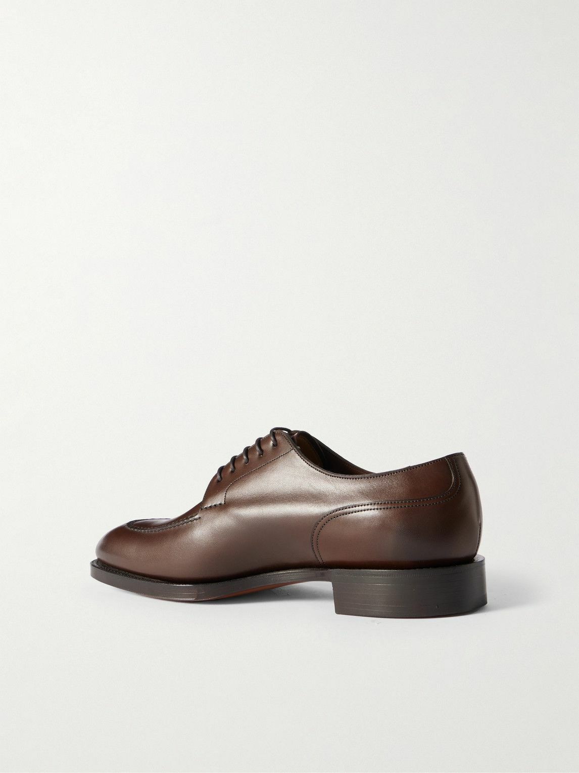 Edward Green - Dover Leather Derby Shoes - Brown