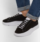 Y-3 - Tangutsu Suede-Trimmed Canvas Sneakers - Black