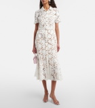 Self-Portrait Belted lace shirt dress