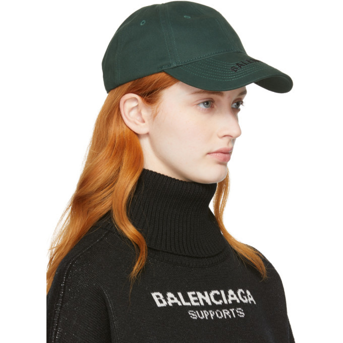 Balenciaga Khaki Logo Cap Balenciaga display picture 2