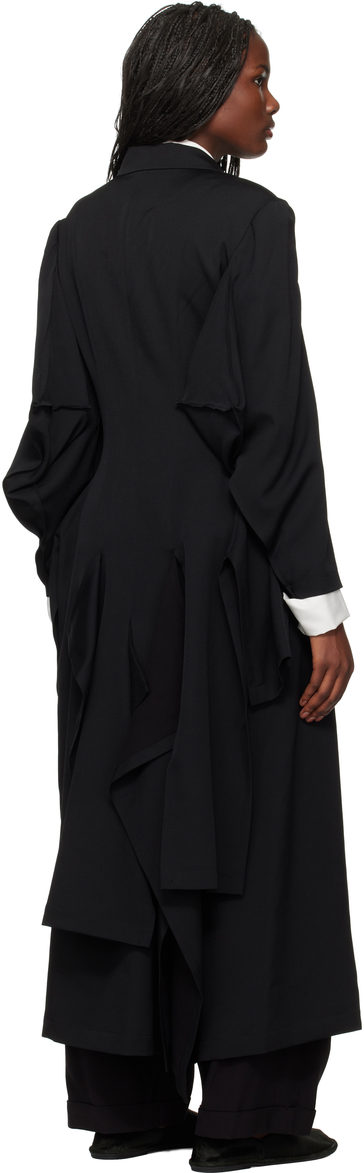 YOHJI YAMAMOTO Black Box SLV Long Jacket