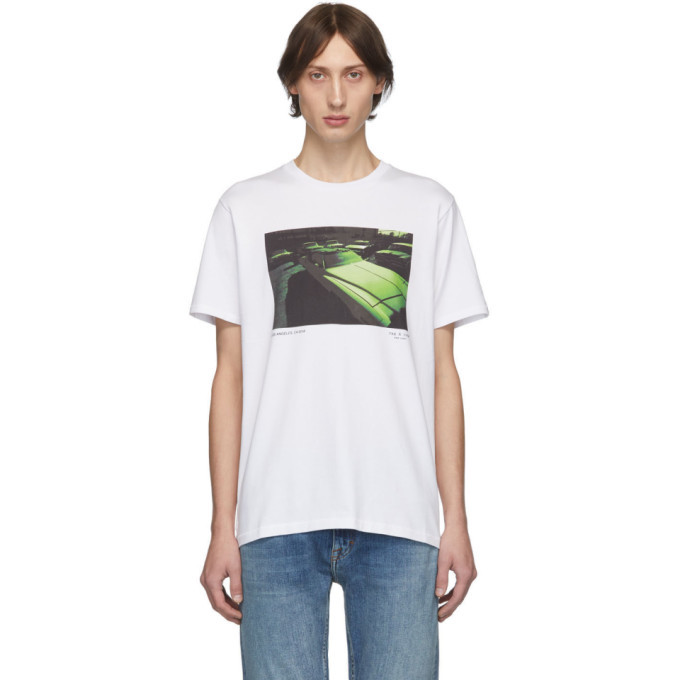 Photo: rag and bone White Vintage Car T-Shirt