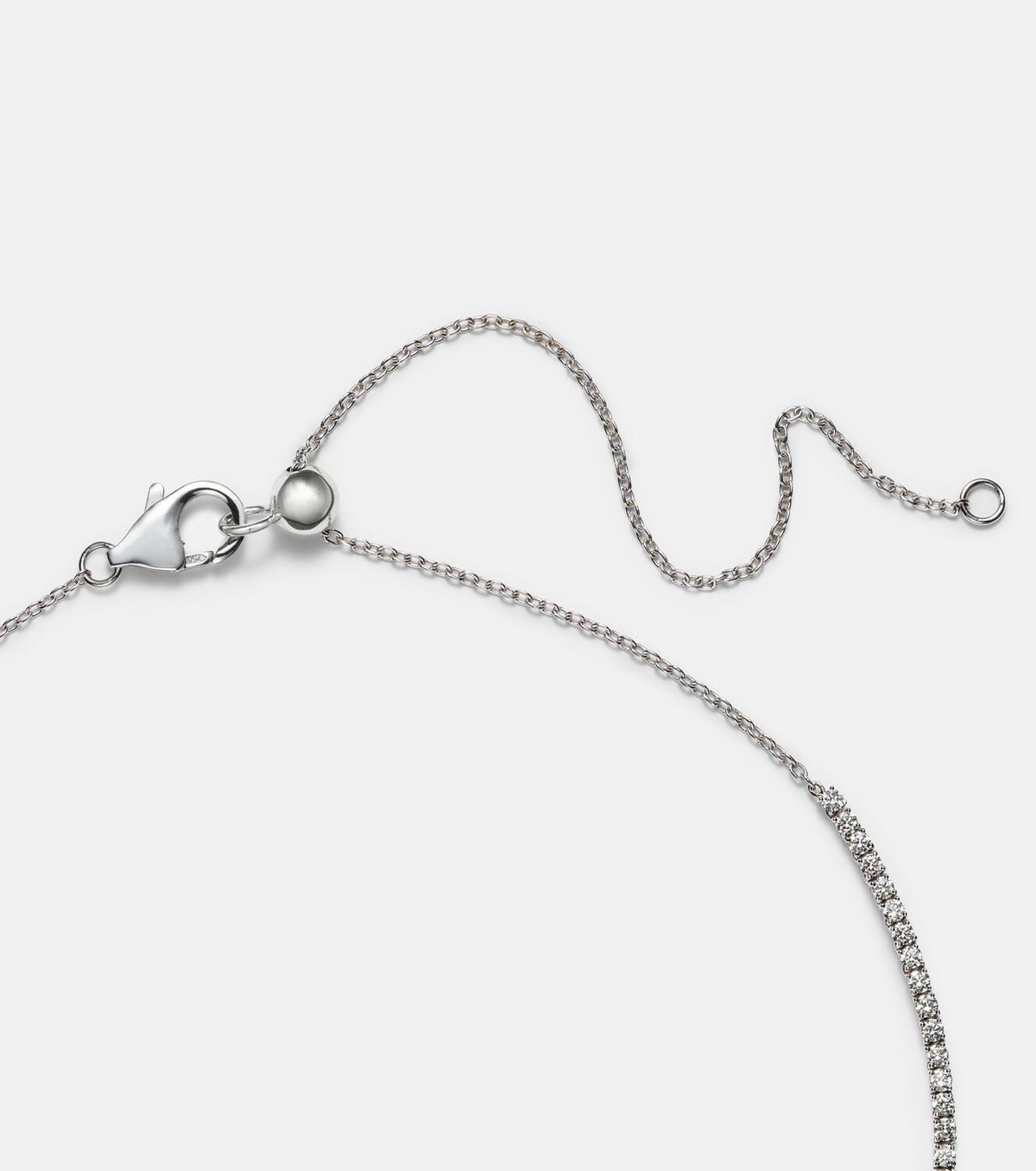 Kamyen Heart 18kt white gold choker with diamonds