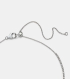 Kamyen Heart 18kt white gold choker with diamonds