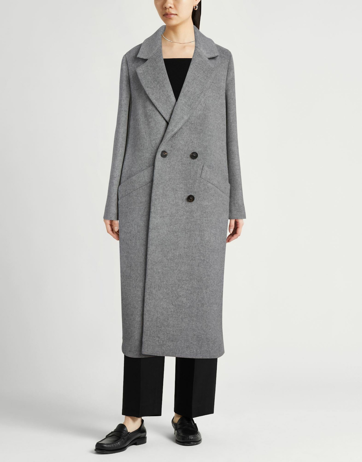 Peserico Womens Coat in Grey