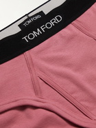 TOM FORD - Stretch-Cotton Briefs - Pink