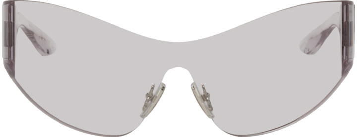 Photo: Balenciaga SSENSE Exclusive Transparent Shield Sunglasses