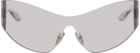 Balenciaga SSENSE Exclusive Transparent Shield Sunglasses