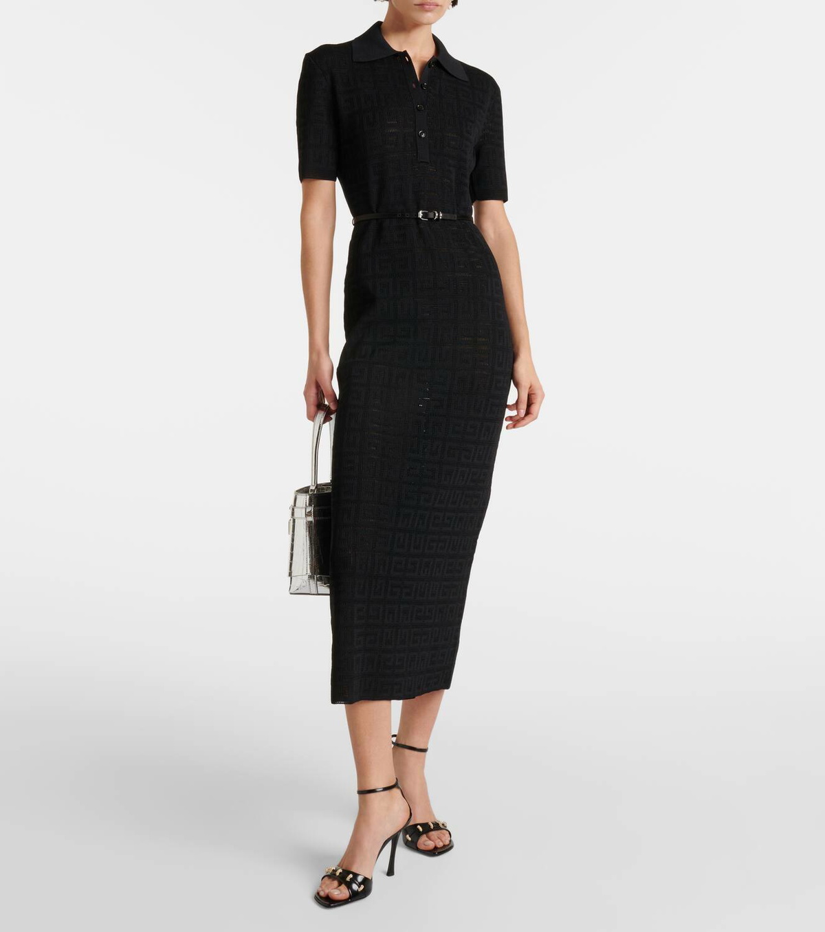 Givenchy Voyou 4G jacquard polo dress Givenchy