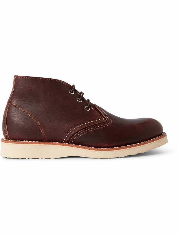 Photo: Red Wing Shoes - Work Leather Chukka Boots - Brown