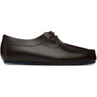 Jil Sander Brown & Blue Hood Lace-Up Derbys