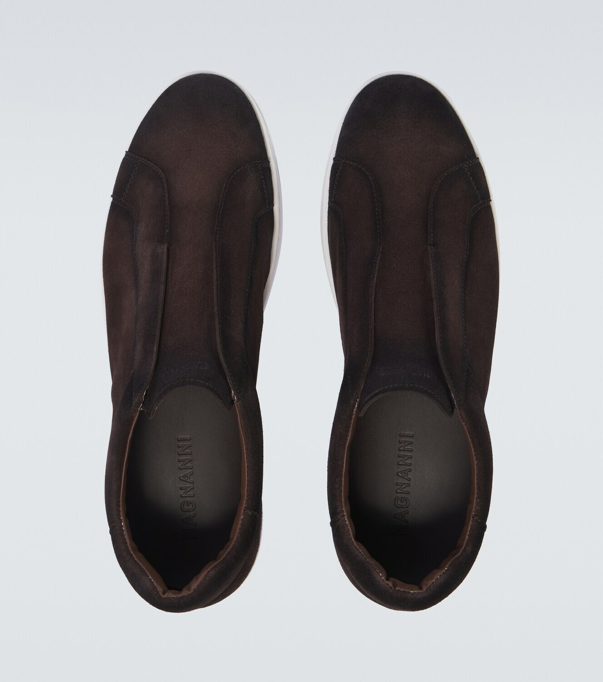 Magnanni Open suede sneakers