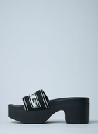 Alexander Wang Logo Motif Platform Sandals