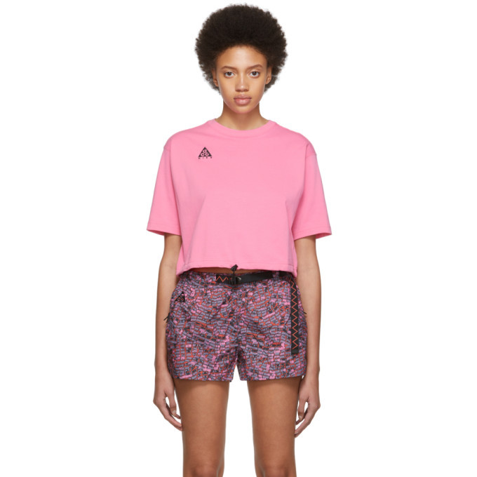 Photo: NikeLab Pink ACG Logo T-Shirt