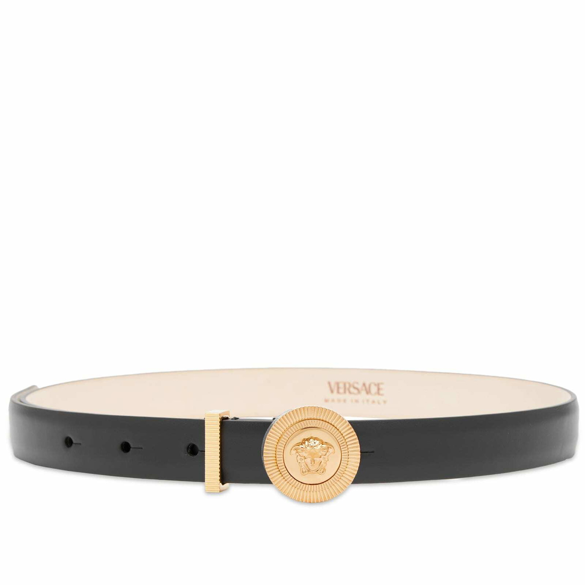 Versace Women's Medusa Head Belt in Black Versace