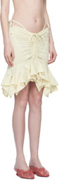Emily Watson SSENSE Exclusive Off-White Miniskirt