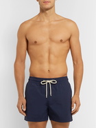 ATALAYE - Fregate Short-Length Swim Shorts - Blue