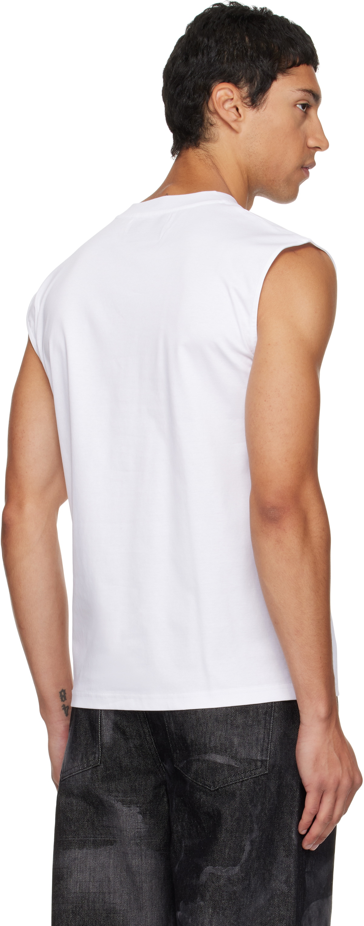 HELIOT EMIL White Effulgence Tank Top