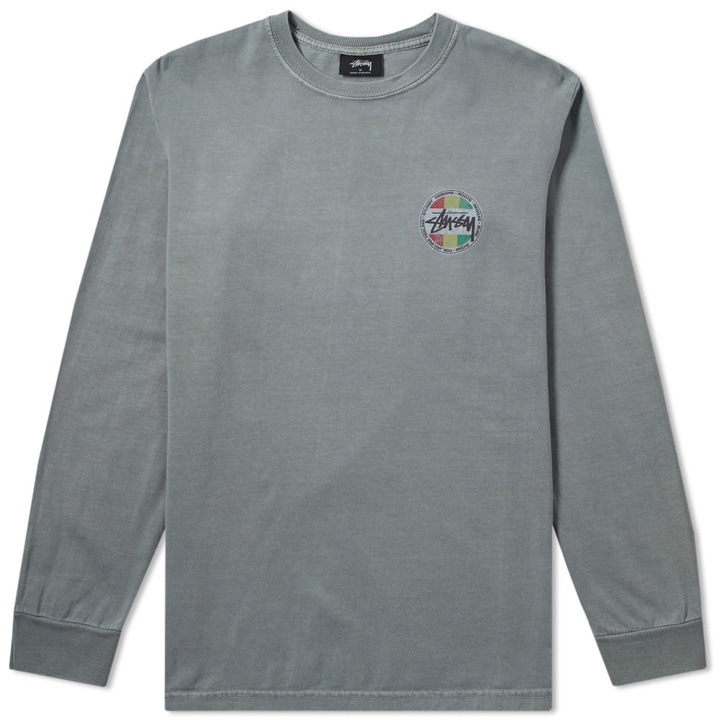 Photo: Stussy Long Sleeve Vintage Dot Pigment Dyed Tee